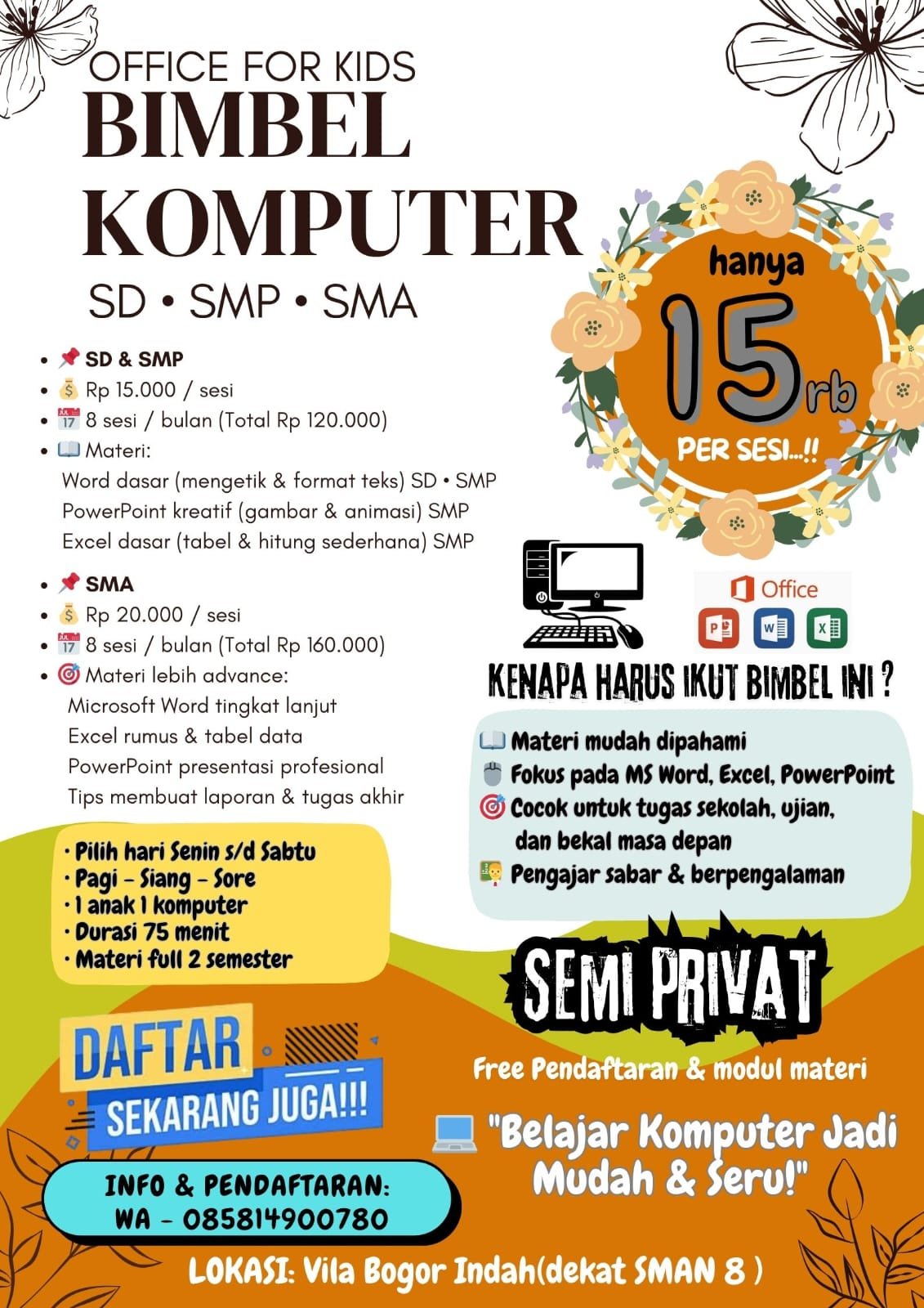 Brosur Deetya Privat 1