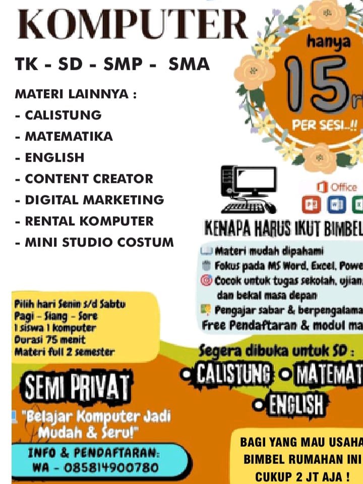 Brosur Deetya Privat 2