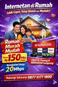 My Republic Mojokerto Jasa Pasang Wifi Murah & Cepat 150rb an