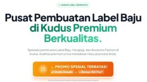 Pusat pembuatan Label Baju di Kudus Premium | Solusi Branding Fashion