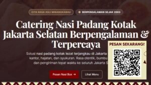 Nasi Padang Kotak Lezat Terjangkau Jakarta Selatan | RM Minang Raya