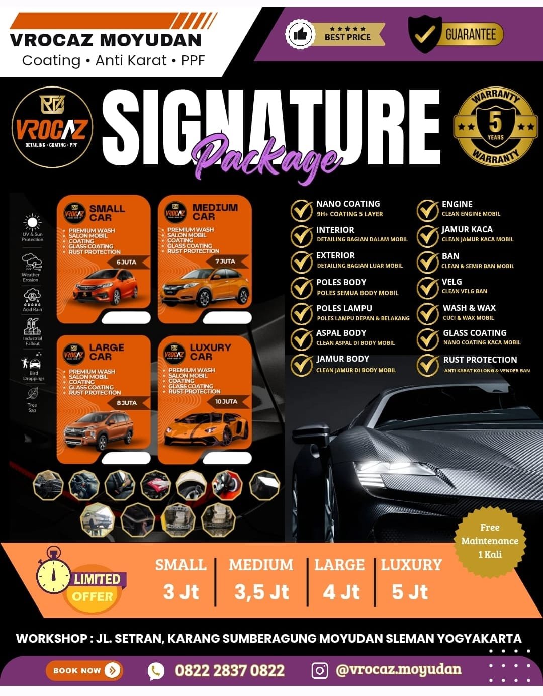 Paket Coating Signature Vrocaz