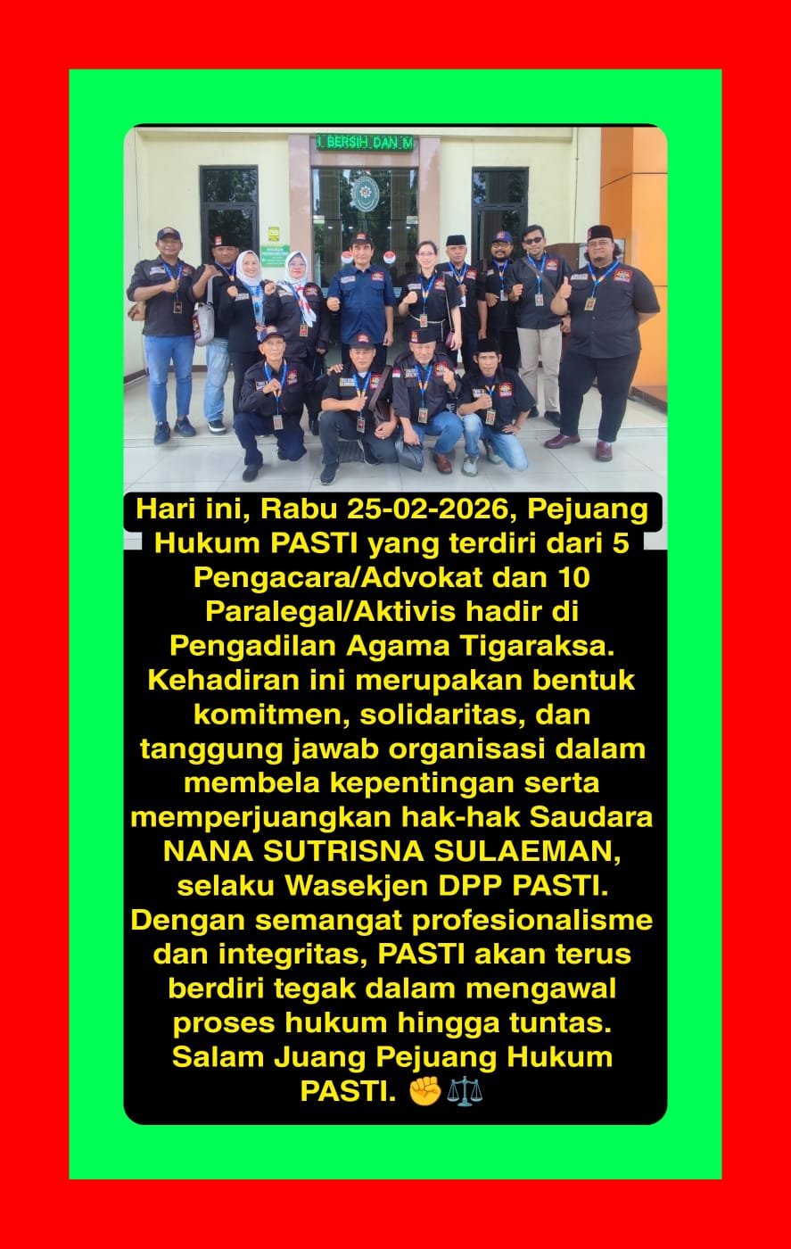 Pejuang Hukum PASTI