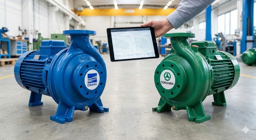 Bingung Pilih Pompa Ebara atau Torishima? Simak Perbandingan Spesifikasi untuk Kebutuhan Industri Anda